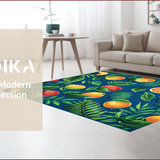 Colorful Abstract Botanical Motif(Blue)