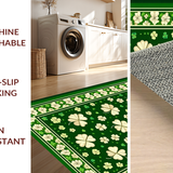 Charming Green Tiled Design(Green)