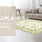 Fresh Light Green Flower Accents(Ivory)