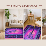 Whimsical Vibrant Music Inspired Design(Purple)