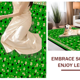 Vibrant Playful Floral Welcome Design(Green)