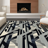 Chic Modern Graphic Stripe(Gray)