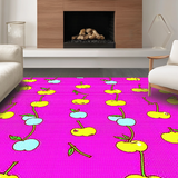 Charming Pink Geometric Play Space(Pink)