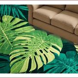 Chic Sage Green Botanical Print(Green)
