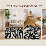 Stylish Modern Linear Zebra Elements(Black)