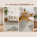 Chic Gray Tiled Design Element(Gray)