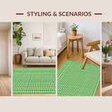 Rustic Checkerboard Visual Appeal(Green)