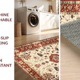 Artful Colorful Medallion Style(Beige)