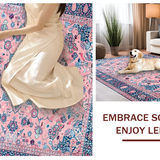 Contemporary Blue Tones Design(Pink)