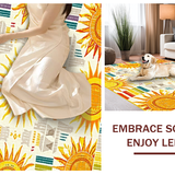 Vibrant Eclectic Round Motif(Yellow)