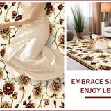 Vintage Floral Non Slip Dining Room(Beige)
