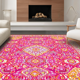 Artisan Crafted Color Block Design(Pink)