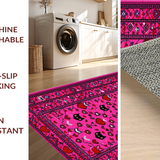 Vibrant Pink and Black Contrast(Pink)