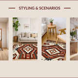 Elegant Ethnic Ogee Design(Brown)