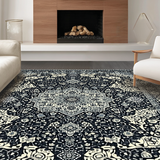 Artful Symmetrical Medallion Composition(Black)