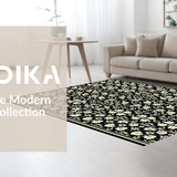 Trendy Cream Tiled Aesthetic(Black)