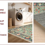 Sage Green Rustic Medallion Delight(Green)