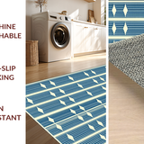 Mid Century Geometric Elegance(Blue)