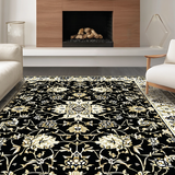 Sophisticated Floral Patterned(Black)