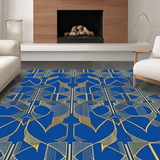 Sophisticated Gold and Blue Balance(Blue)