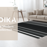 Stylish Geometric Patterned Entryway Accent(Black)