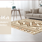 Southwest Cream Aztec Low Pile(Beige)