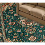 Ornate Vintage Medallion Motif(Green)