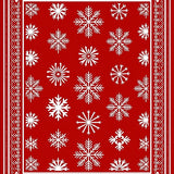Magical Frosty Symphony Handsome Decorative Statement(Red)