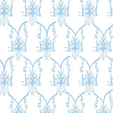 Glacial Blossom Frosted Floral Lattice(Blue)