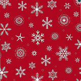 Magical Ice Crystal Joyful Celebration Decorative Floor(Red)