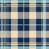 Abstract Plaid Mosaic Featuring Muted Hues(Blue)