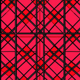 Festive Highland Tartan Crisscross Entryway Welcome Decoration(Pink)