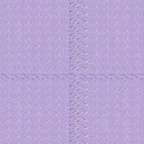 Lavender Herringbone Interlocking with Delicate Floral Accents(Purple)