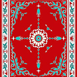 Boho Ornament Motifs with Festive Flourishes(Red)