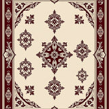 Damask Tapestry with Classical European Inspired Details(Ivory)
