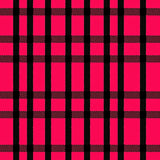 Highland Tartan Decorative Floor Covering Festive Design(Pink)