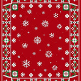 Joyful Seasonal Wonderland Snowy Embellished Decorative(Red)