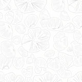 Petal Mosaic Elegance Featuring Interlocking Floral Motifs(White)