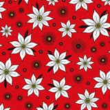 Holiday Poinsettia Bloom Christmas Modern Design(Red)