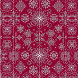 Holiday Snowflake Festive Winter Celebration Decorative(Red)