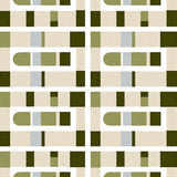 Abstract Modernist Bauhaus Grid Arrangement(Beige)