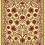 Enchanted Botanical Vine Scroll Artistic(Beige)