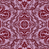 Textured Botanical Floral Vine Paisley Elegant Sophisticated(Pink)