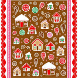 Gingerbread Village Whimsical Cookie House Pathway(Brown)