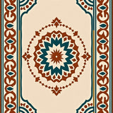 Rustic Heritage Interlocking Animal Inspired Motifs(Beige)