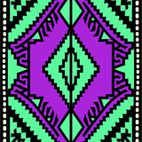 Area Abstract Aztec Motif Design(Green)