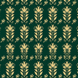 Art Laurel Leaf Interlocking with Festive Twinkle Details(Green)
