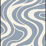 Abstract Wave Motifs With Fluid Interlocking And Contrasts(Gray)