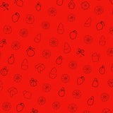 Joyful Celebration Plush Floor Covering With Surface(Red)