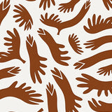 Faux Animal Hide with Authentic Leather Look Surface Texture(Brown)
